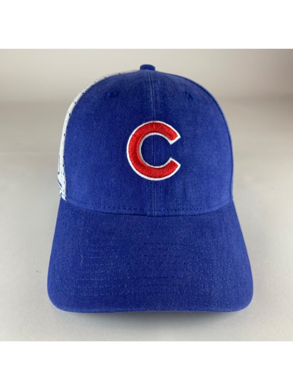 Chicago Cubs MLB Blue White New Era 9Forty Strapback Hat - Picture 2 of 7